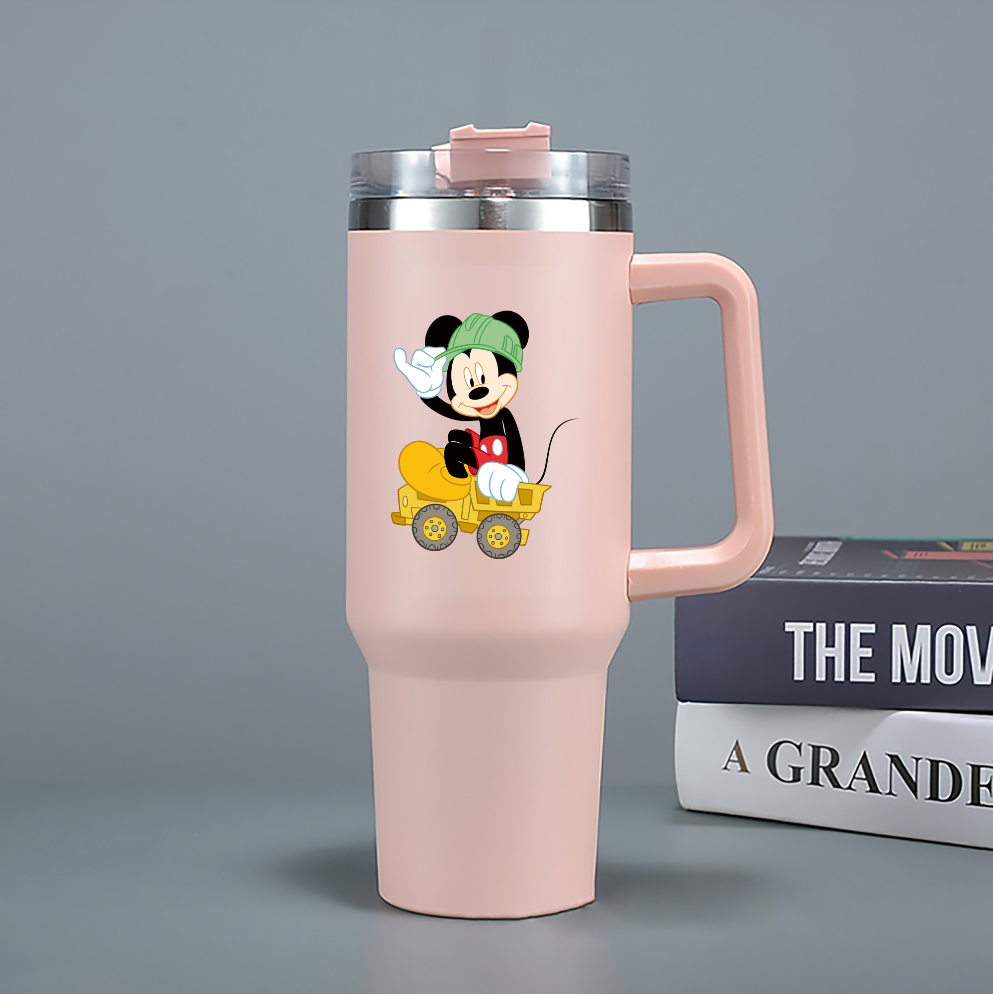 （画像用） ミッキーマウス Mickey Mouse 1200mL車用タンブラー（カラープリント）